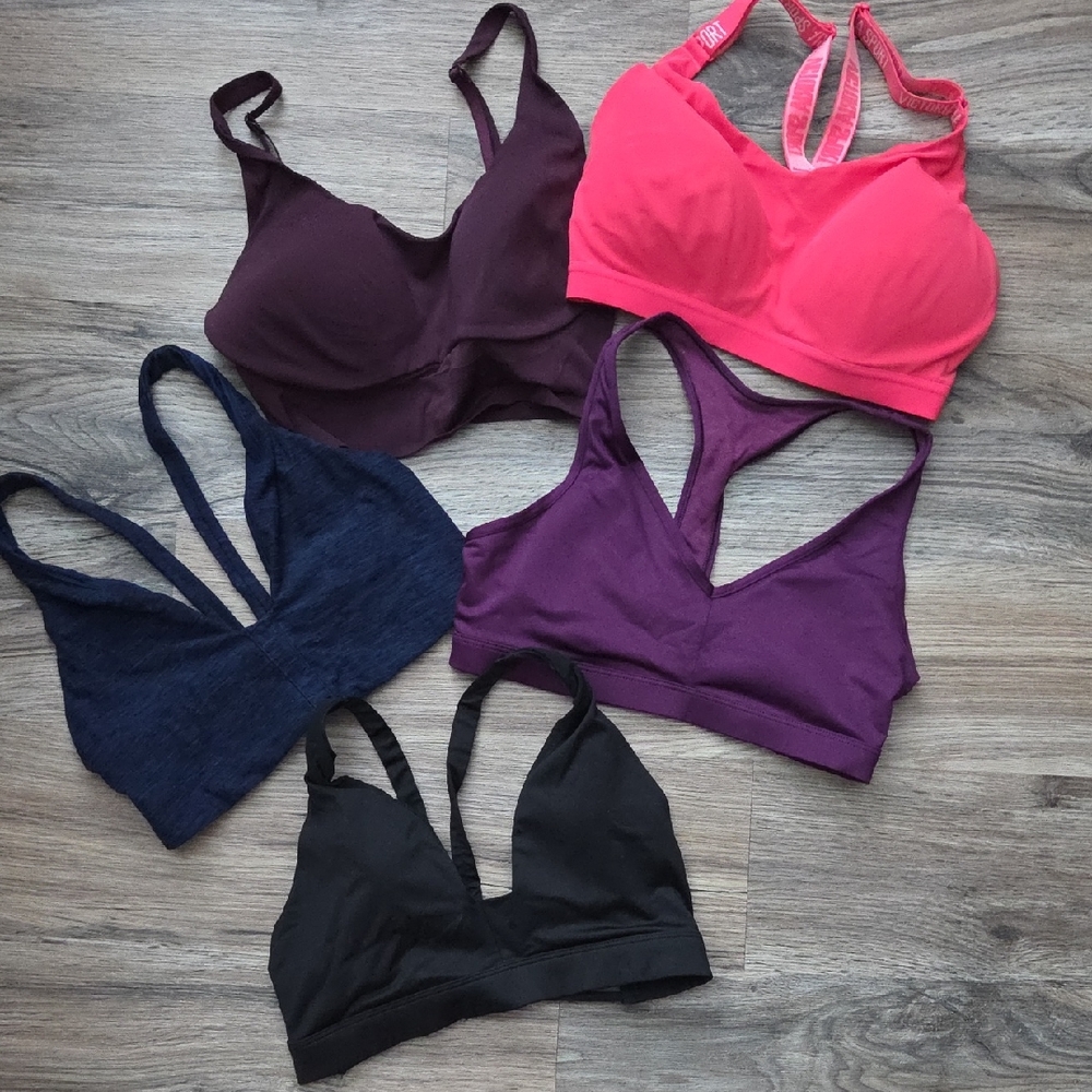 Victoria's Secret Sports Bras - Black, Purple, Pink, Navy